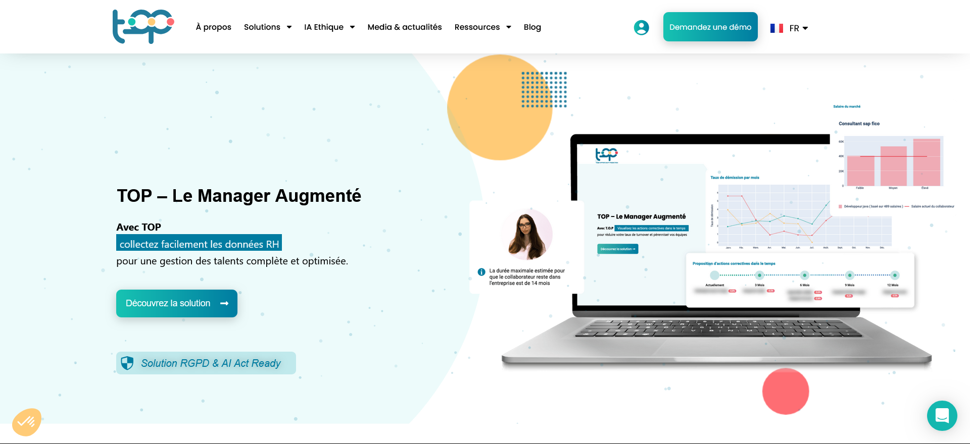 TOP fait évoluer sa solution prédictive pour en faire un « copilote RH » des managers de PME et ETI