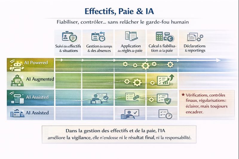 Gestion des effectifs et de la paie : quelles opportunités pour l’IA dans ce processus RH ?
