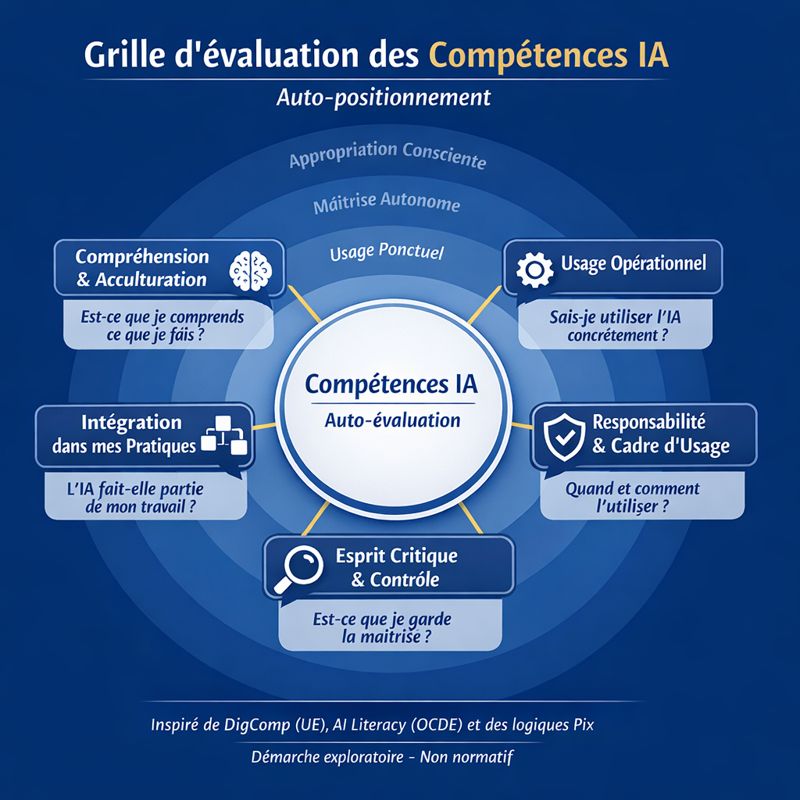 Grille d’évaluation des compétences en IA : une tentative de structuration