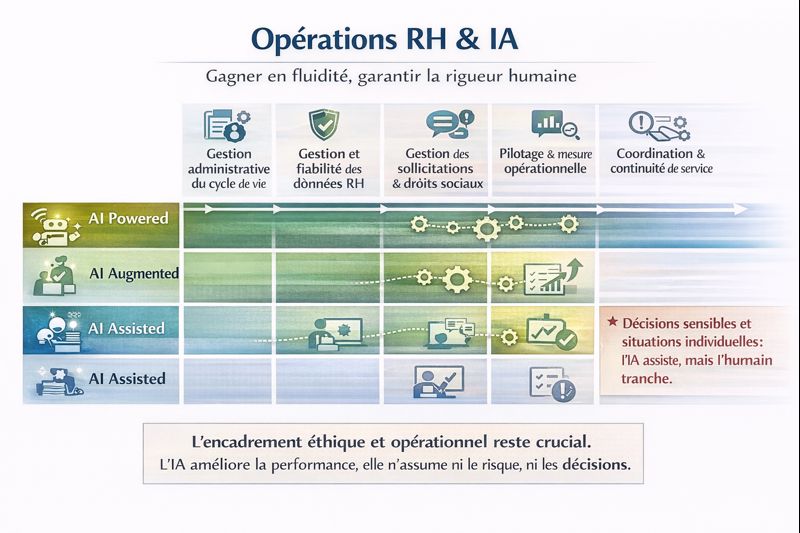 Opérations RH et délivrance de services : quelles opportunités pour l’IA dans ce processus RH ?