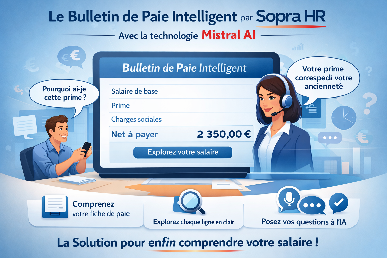 Sopra HR révolutionne le bulletin de paie avec l’intelligence artificielle