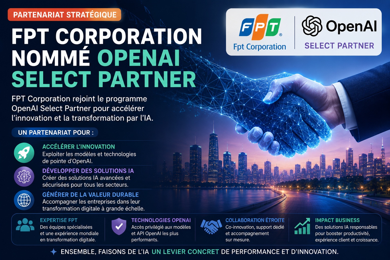 FPT Corporation nommé "OpenAI Select Partner"