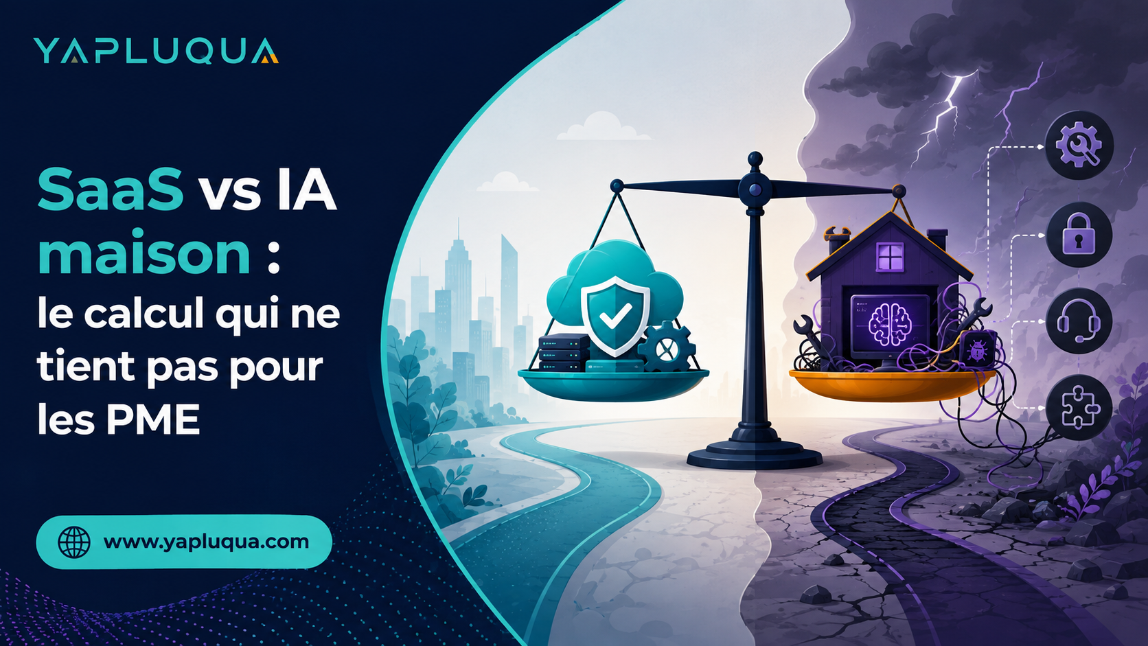 SaaS vs IA maison : le calcul qui ne tient pas pour les PME (Cuevr)